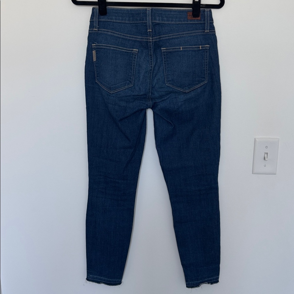 PAIGE Verdugo Crop Women's Dark Blue Ankle Jeans - Size 28 - Picture 5 of 7
